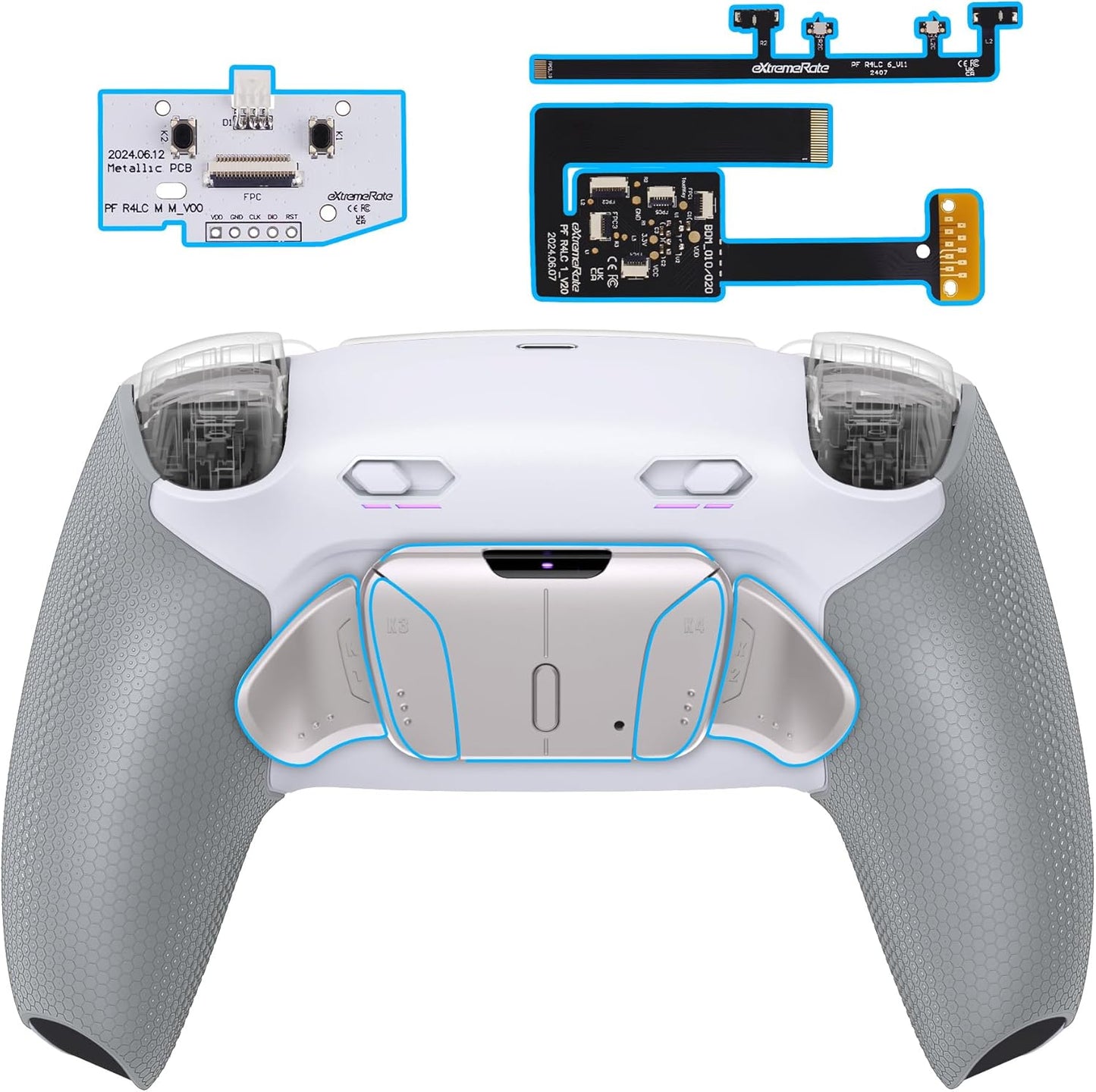 eXtremeRate RISE4 Plus MAX RMB Back Paddles Kit for PS5