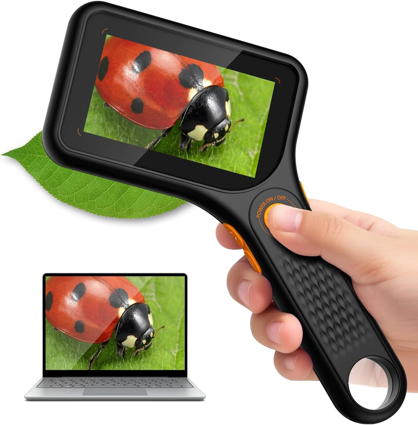 Digital Microscope for Kids and Adults with 3 Inch Screen