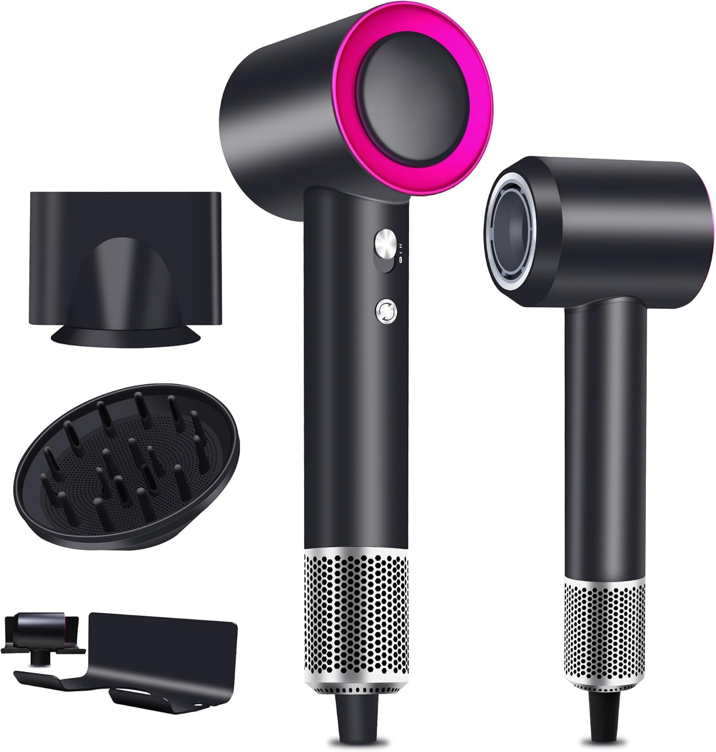 Fuchsia High-Speed Ionic Hair Dryer - Fast Drying Power!