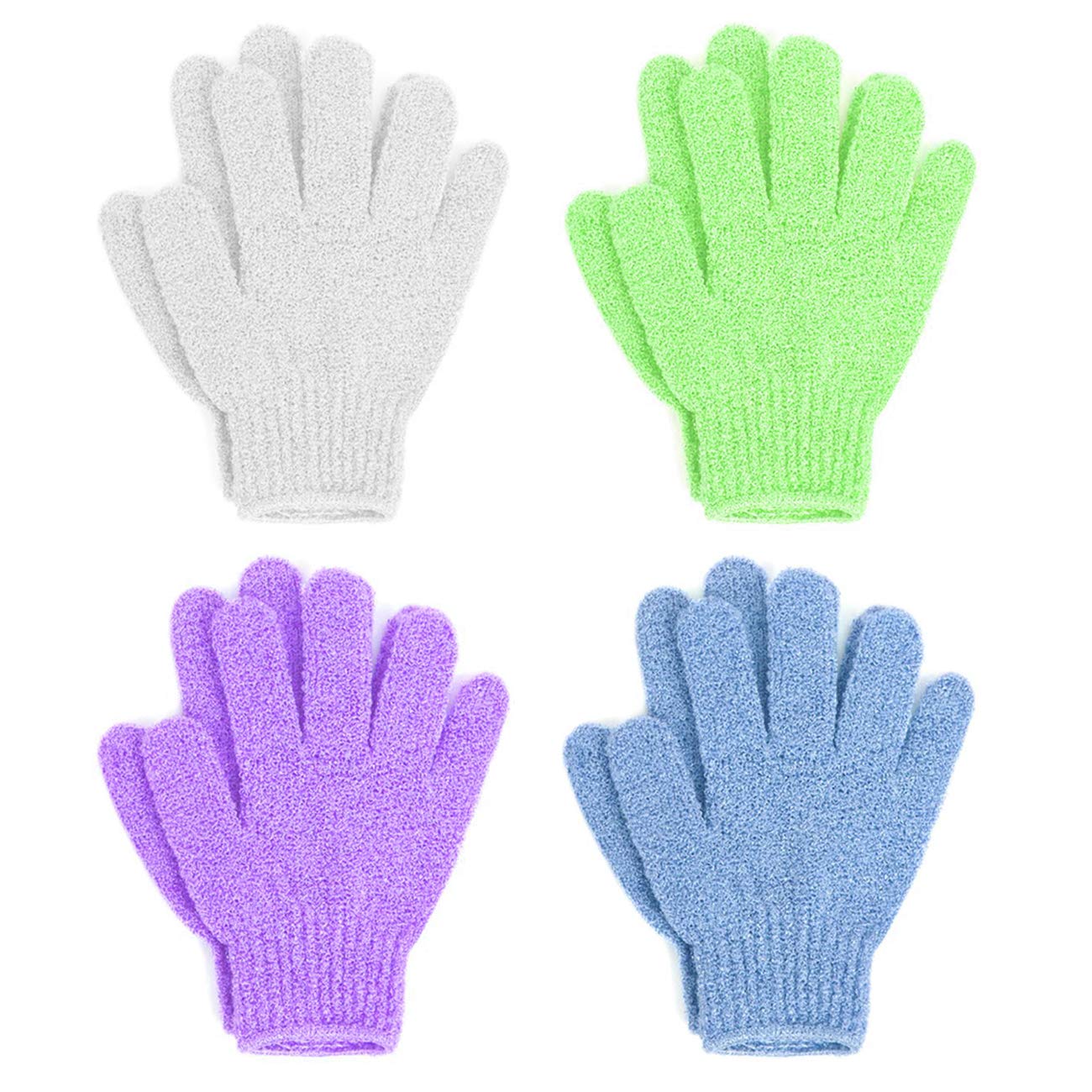 Linda Exfoliating Gloves, 4-Pack | Revitalize Skin