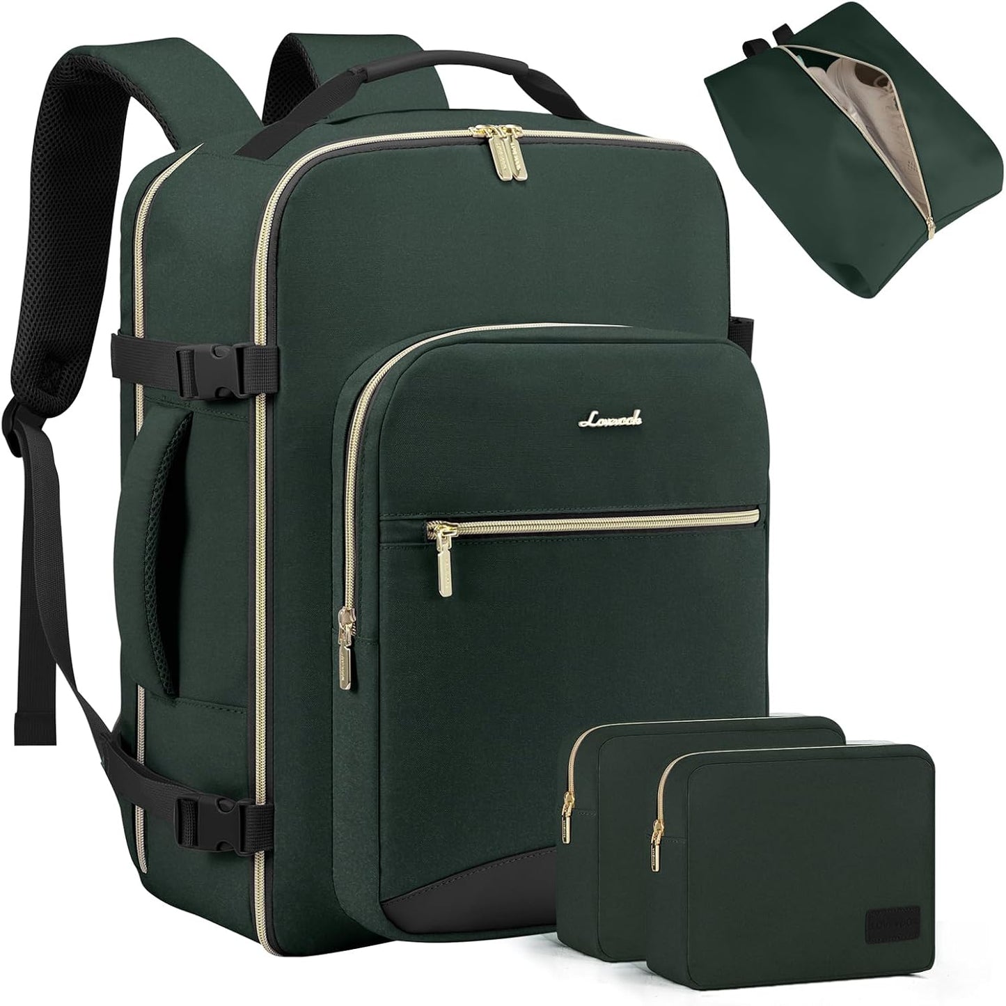 LOVEVOOK Travel Backpack for Women Men, 40L Flight Approved