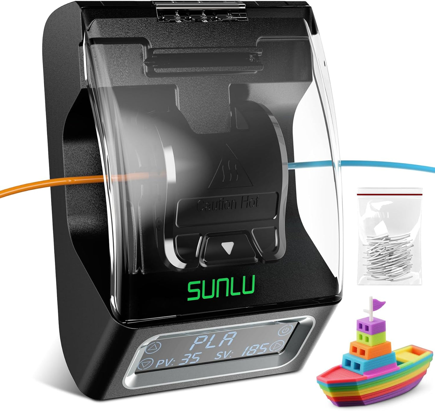 Efficient 3D Printing with SUNLU Filament Connector for All Filaments
