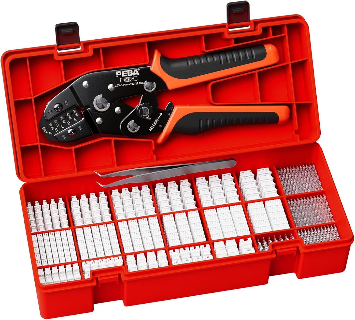 PEBA Crimping Tool and JST Connector Kit for DIY Electronics