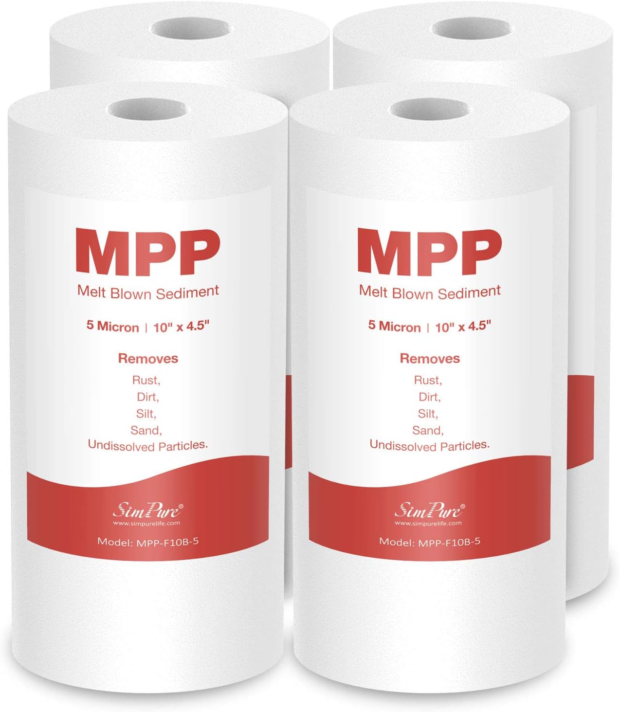 10in x 4.5in Whole House Sediment Water Filter for Well Water