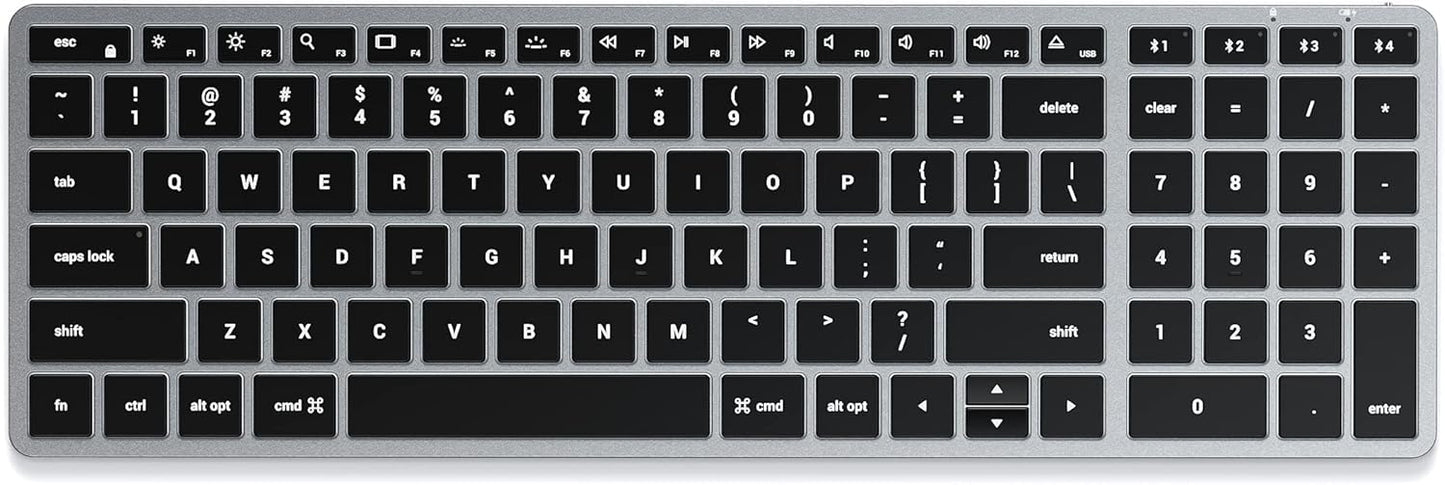 Satechi Slim X2: Backlit Bluetooth Keyboard for Multiple Devices