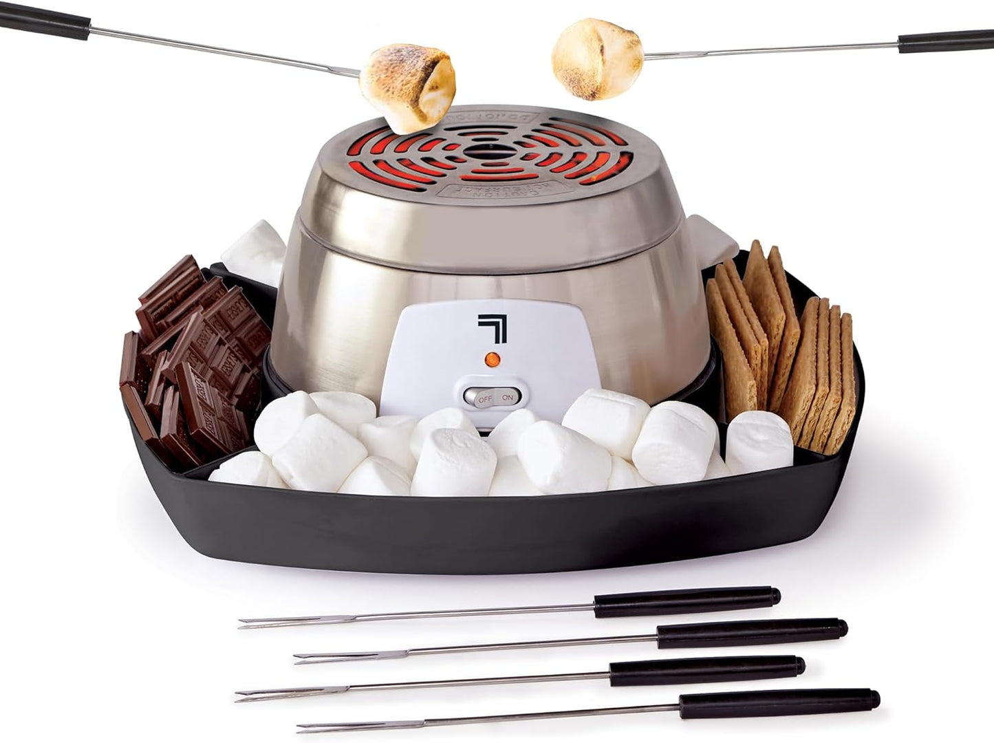 Sharper Image Electric Smores Maker for Indoor Fun and Parties