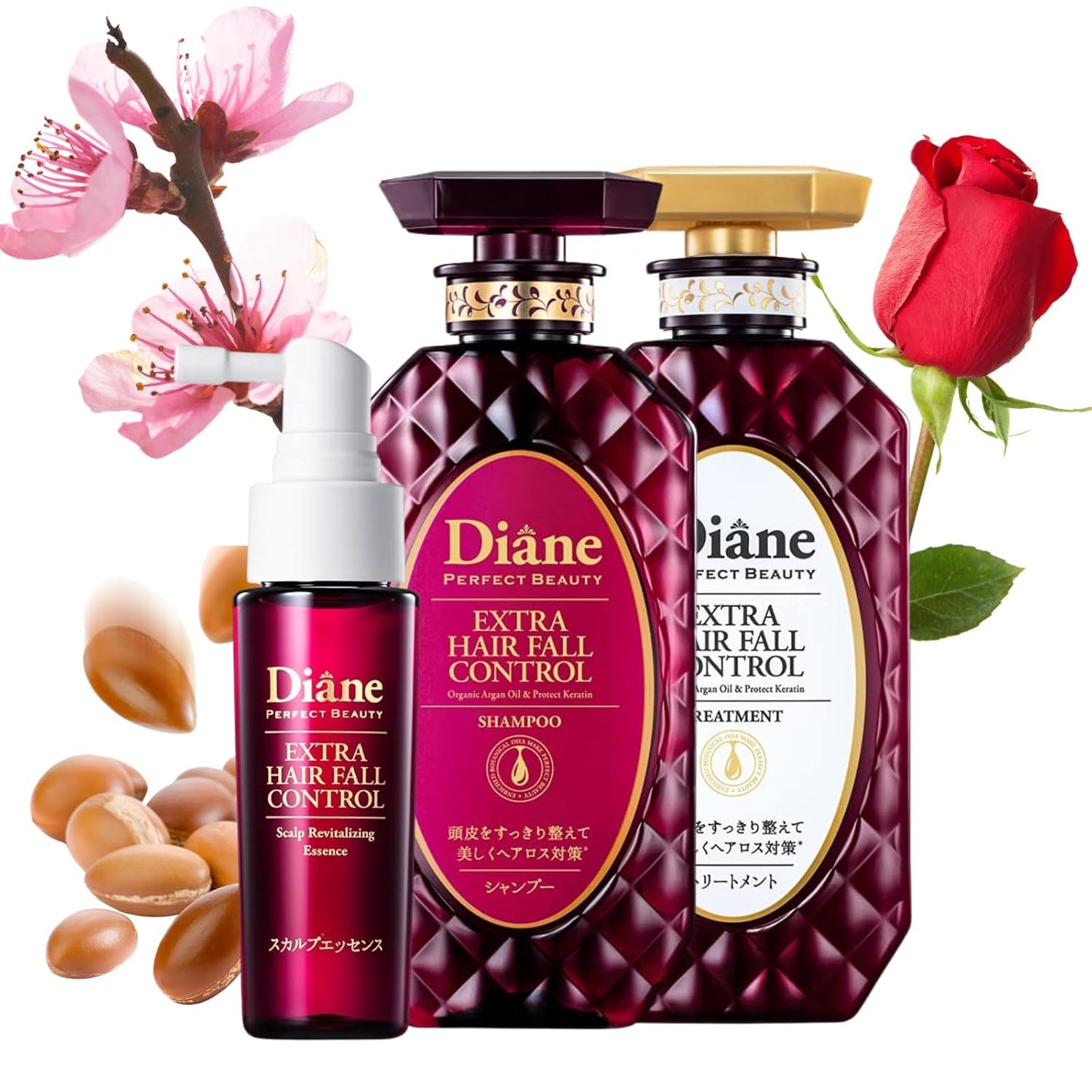 Moist Diane Hair Thickening Shampoo & Conditioner Set for All