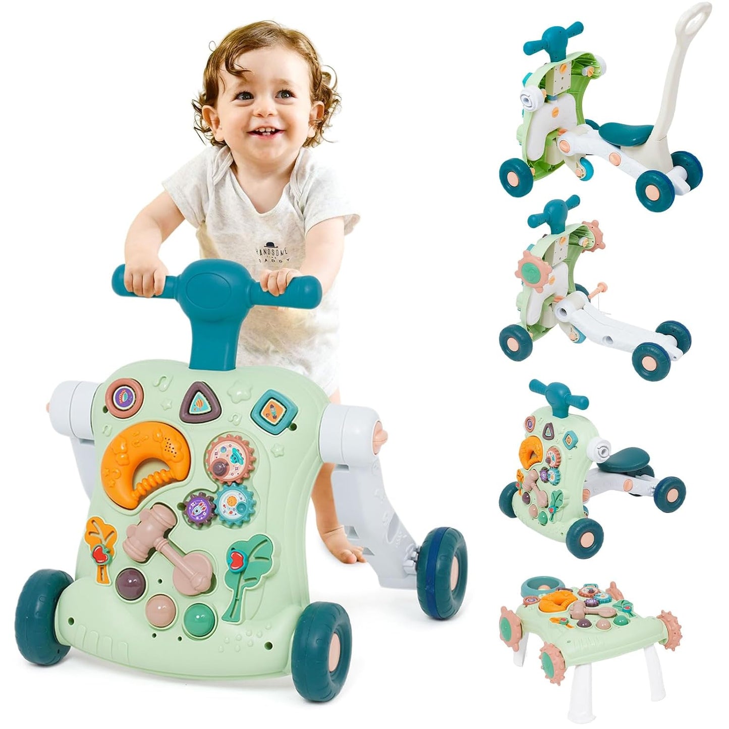 Joonly Baby Walker: 6-in-1 Stand & Learn Toy