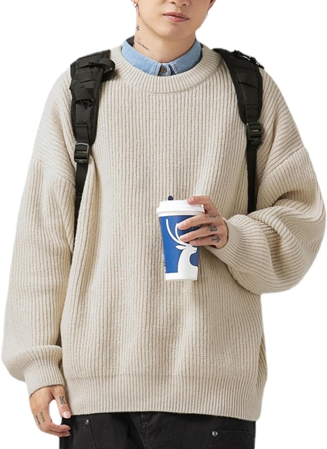 Men's Vintage Grandpa Aesthetic Sweaters for Stylish Comfort