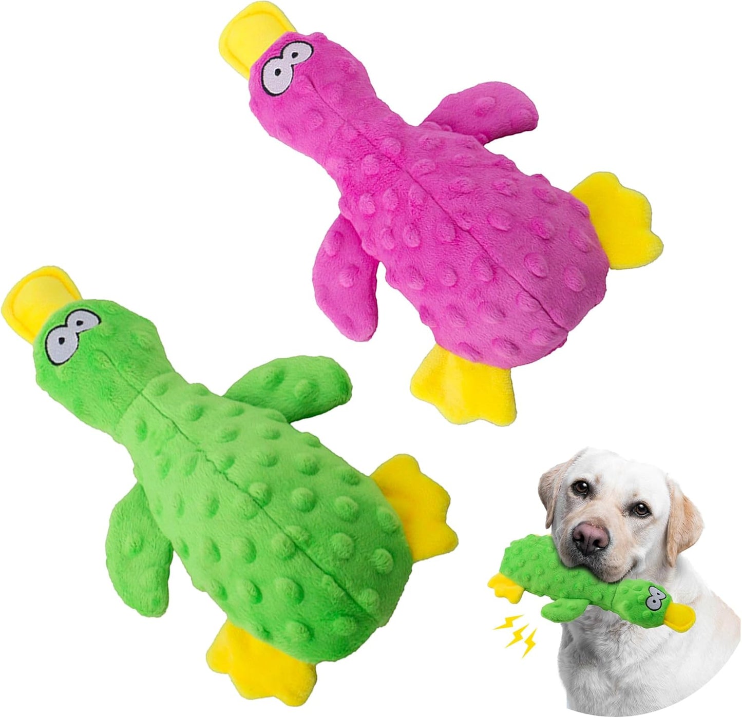 Duck Squeaky Toy - Durable Interactive Fun for Large Dogs!