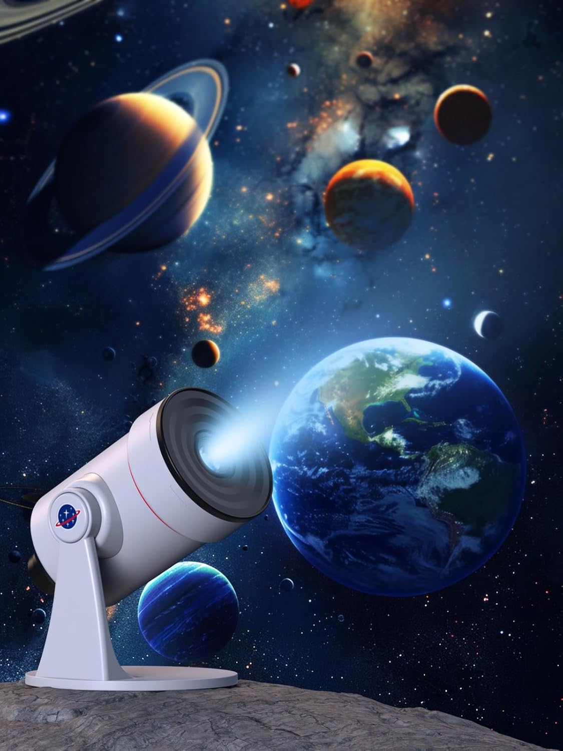 Hommkiety Galaxy Star Projector: Wide Coverage