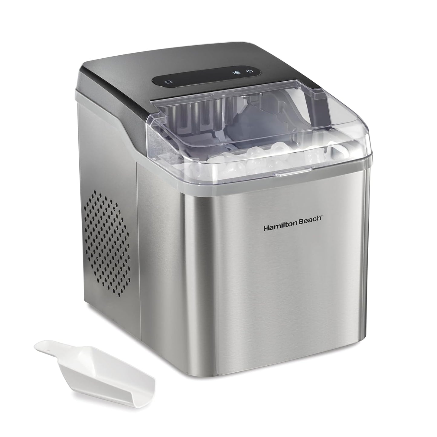 Hamilton Beach Bullet Ice Maker Machine for Home and Office