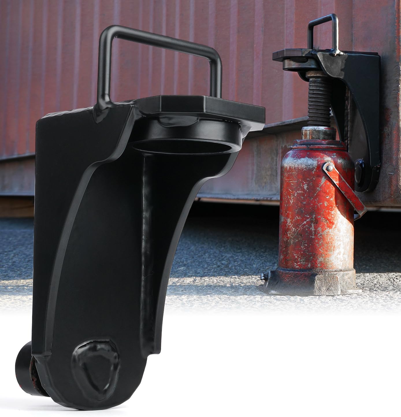 Heavy-Duty Shipping Container Jack Lug with U-Shaped Handle