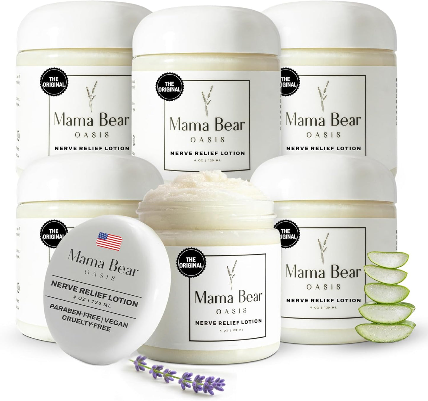 Mama Bear Oasis Neuropathy Relief Cream for Hands and Feet