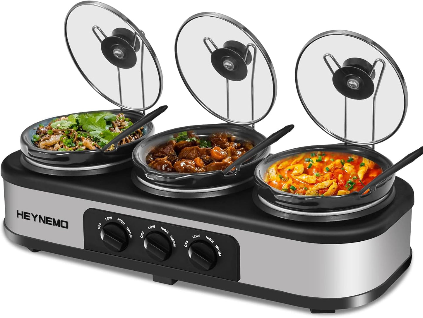 Triple Slow Cooker Buffet Set - Keep Your Parties Warm!