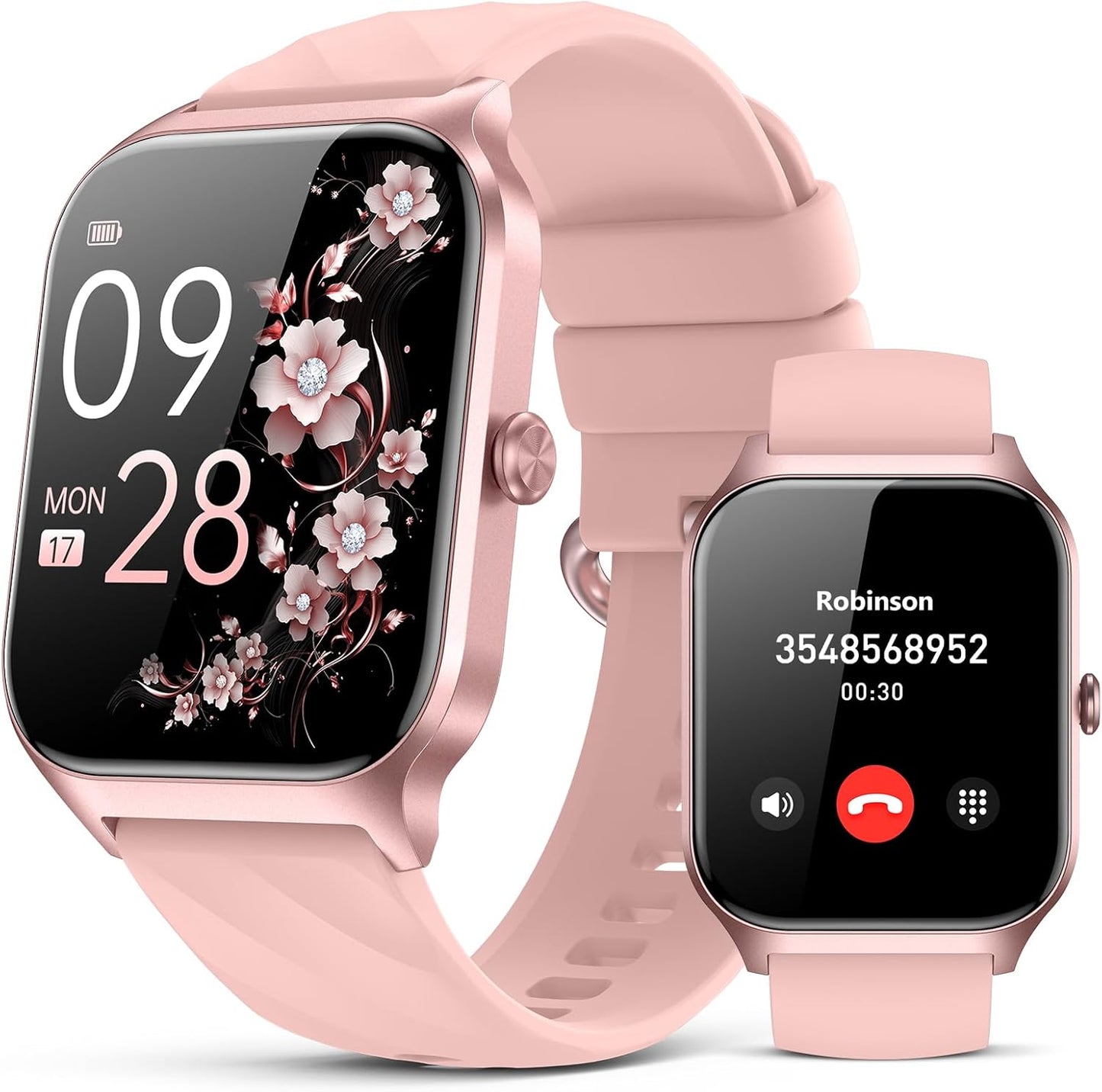Smart Watch - Answer Calls, Track Fitness, Heart Rate, 110+ Sports Modes