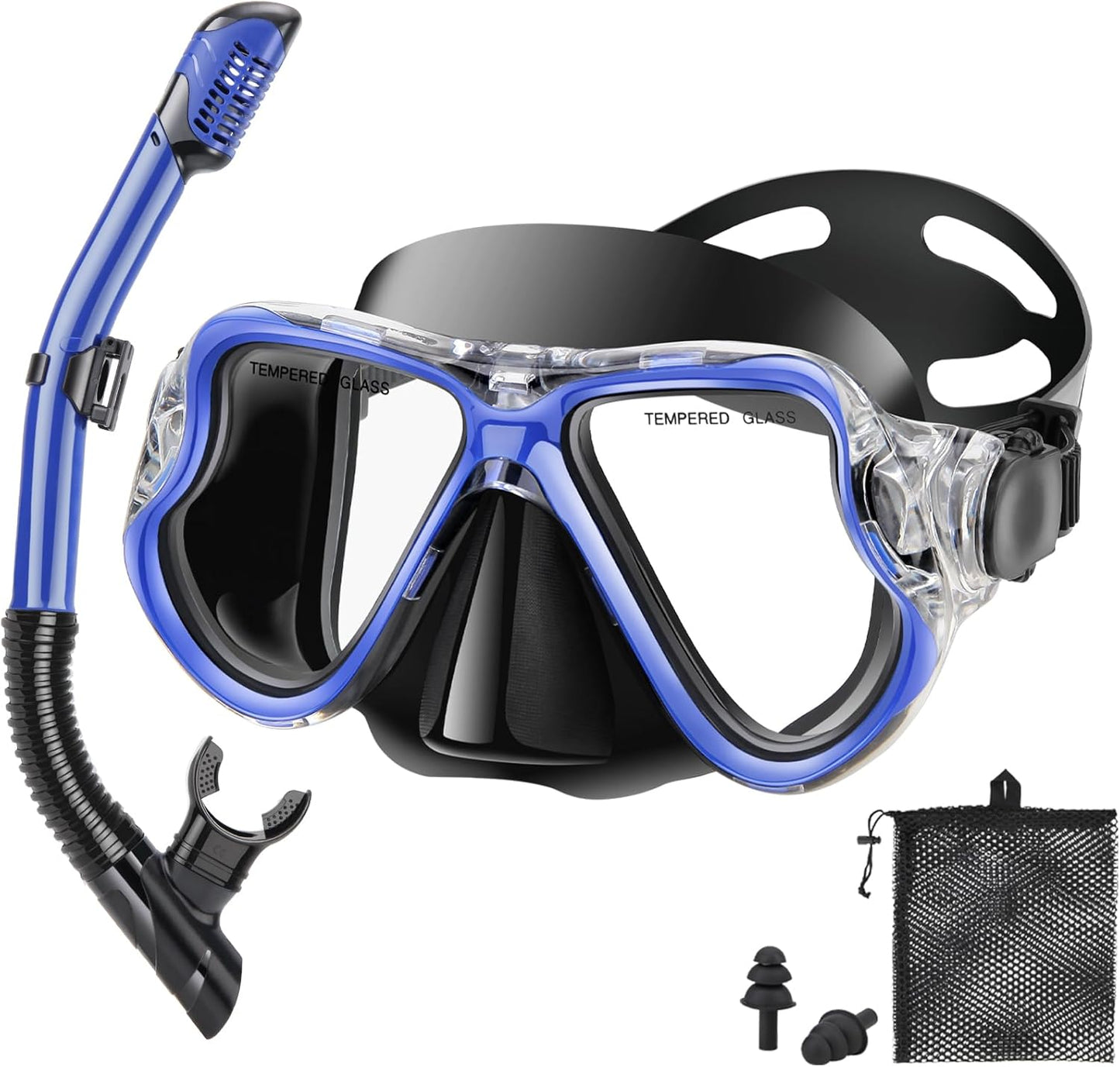 Panoramic Anti-Leak Snorkel Set for All Ages
