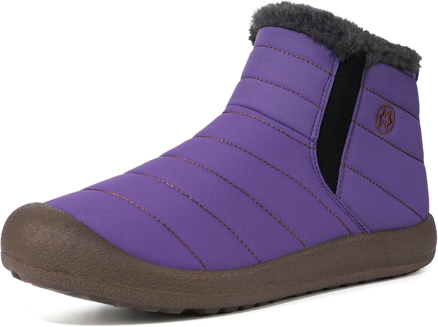 Womens Mens Snow Boots Winter Shoes Slip On Ankle Booties