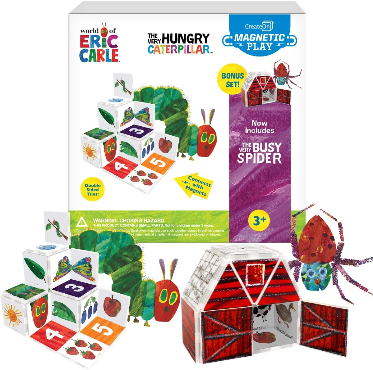 CreateOn The Very Hungry Caterpillar Magnetic Building Playset