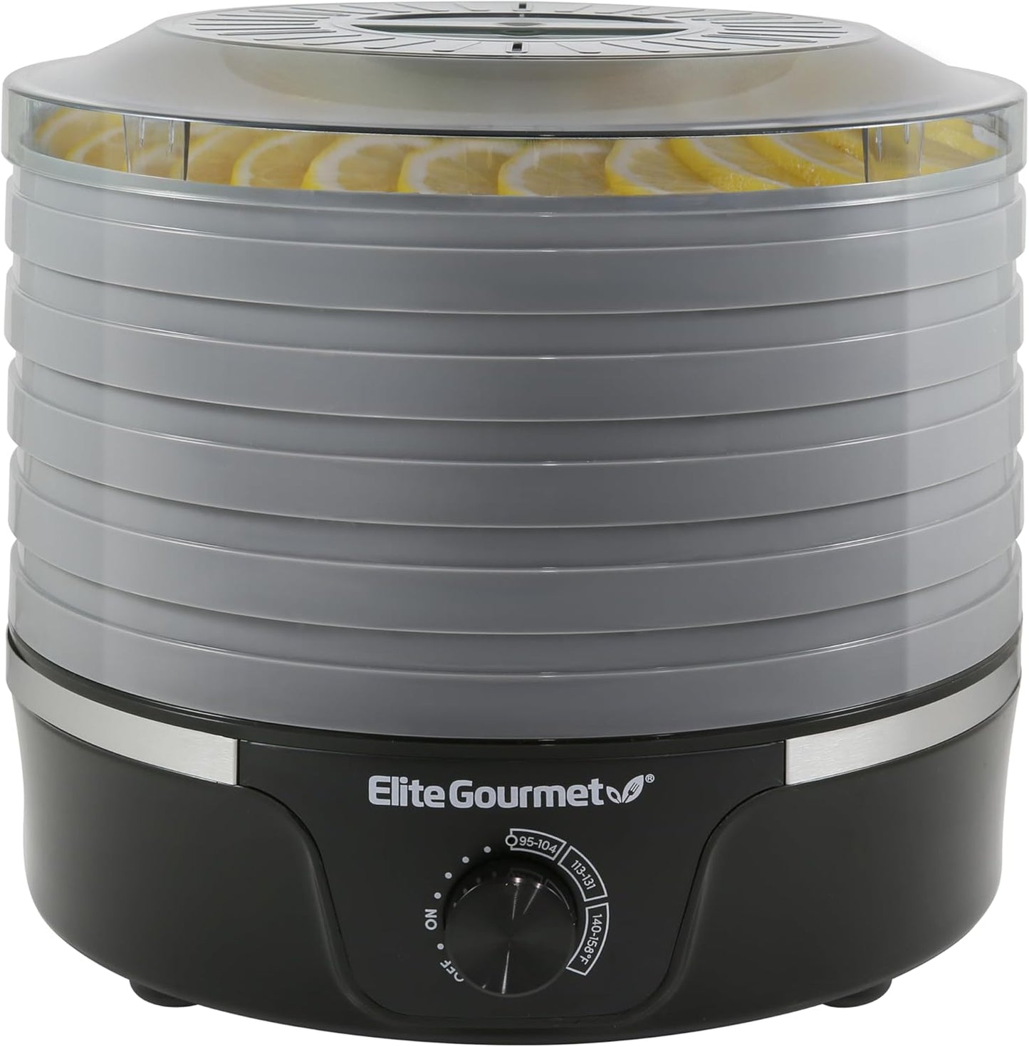Elite Gourmet EFD319DKG Food Dehydrator for Healthy Snacks