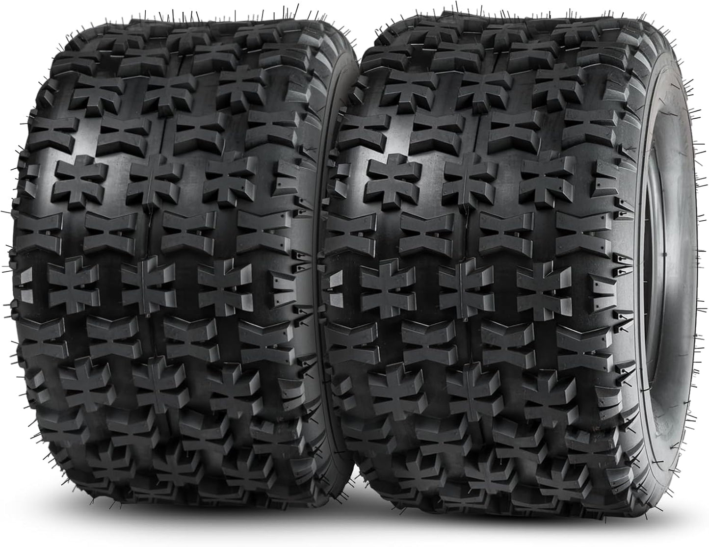 TRIPOWER 2PC 18x10-8 ATV UTV Tires for All Terrain Performance