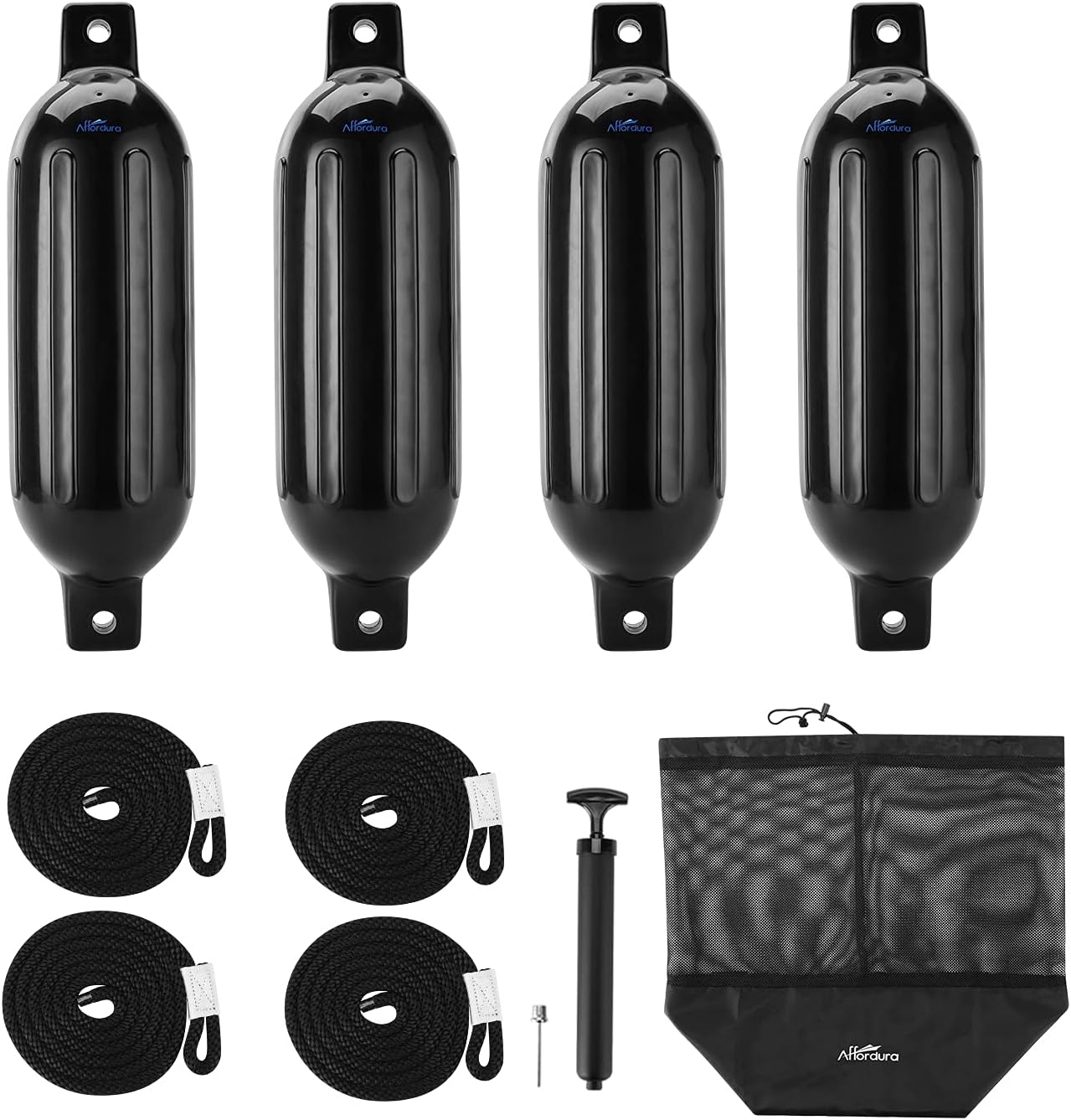 Inflatable Boat Fenders 4 Pack - Protect Your Pontoon!