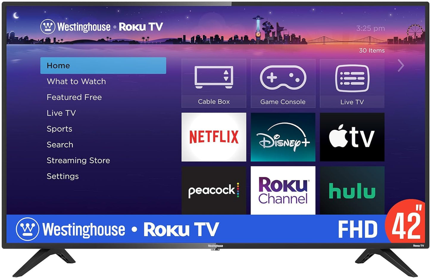 Westinghouse 42 Smart TV - Full HD, Wi-Fi, Alexa