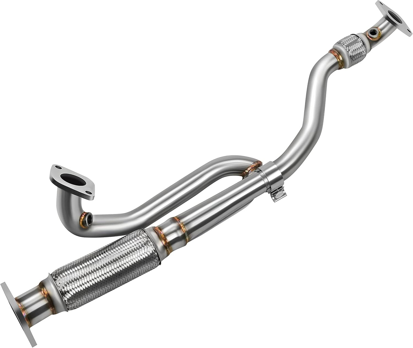 JY PERFORMANCE T304 Stainless Steel Exhaust Flex Y Pipe for 2009-2017