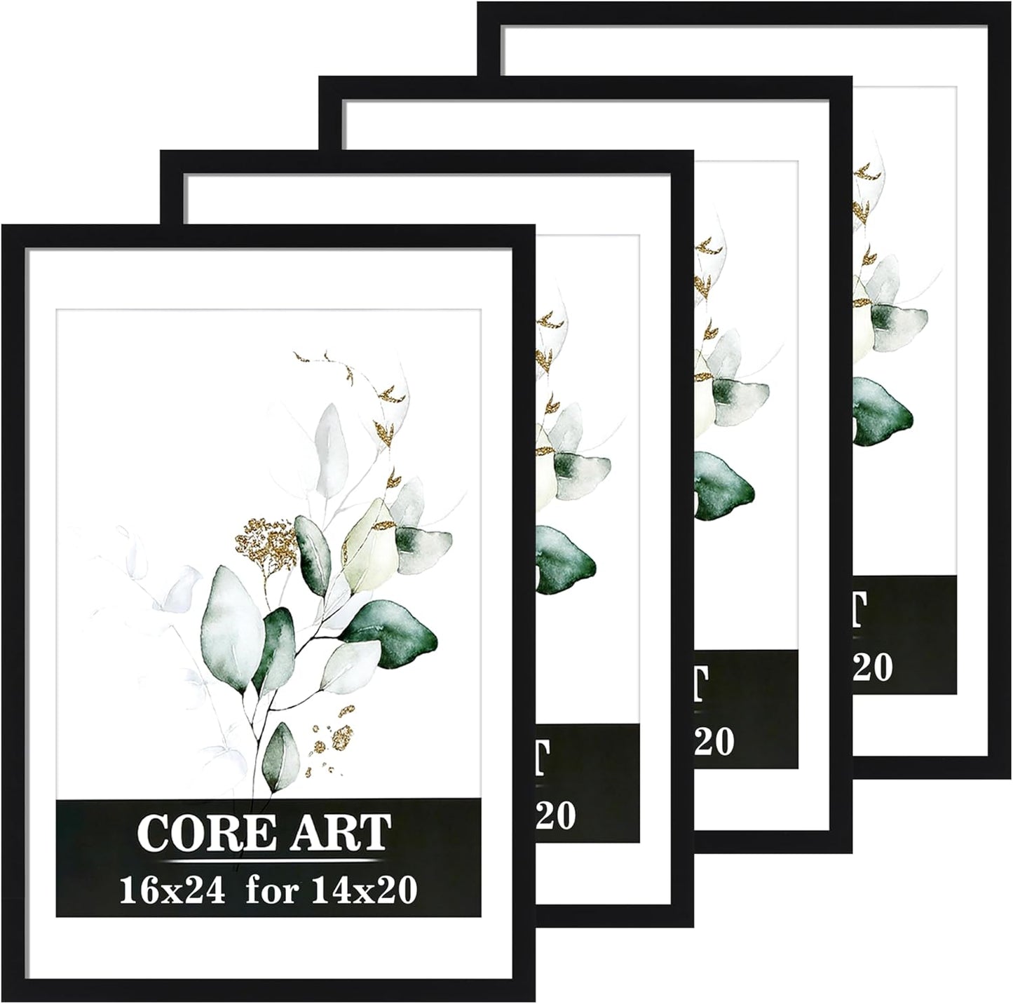 CORE ART 16x24 Frame Set of 4 for Stunning Wall Displays