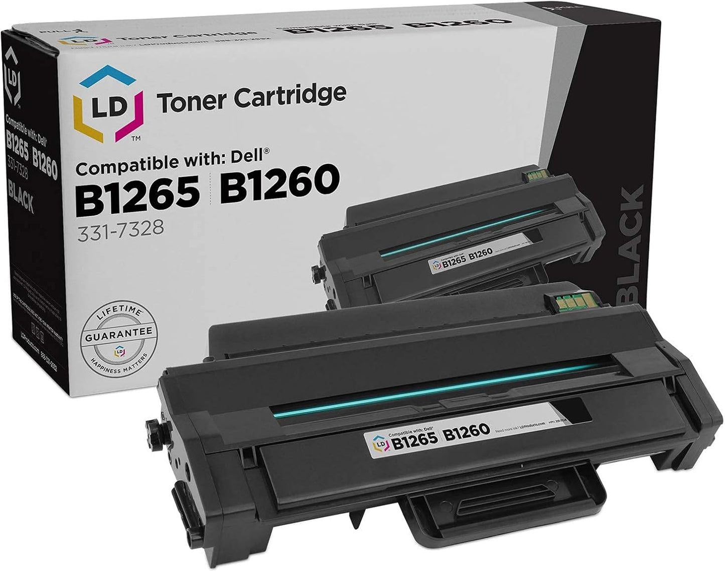 High-Quality LD Black Toner for Dell Printers