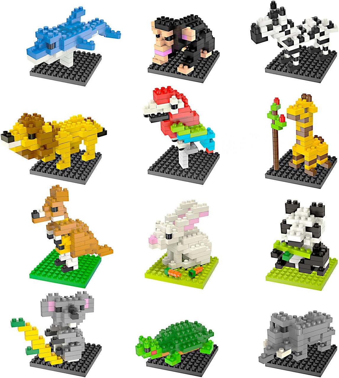 Mini Animal Building Blocks: Kids' Party Fun!