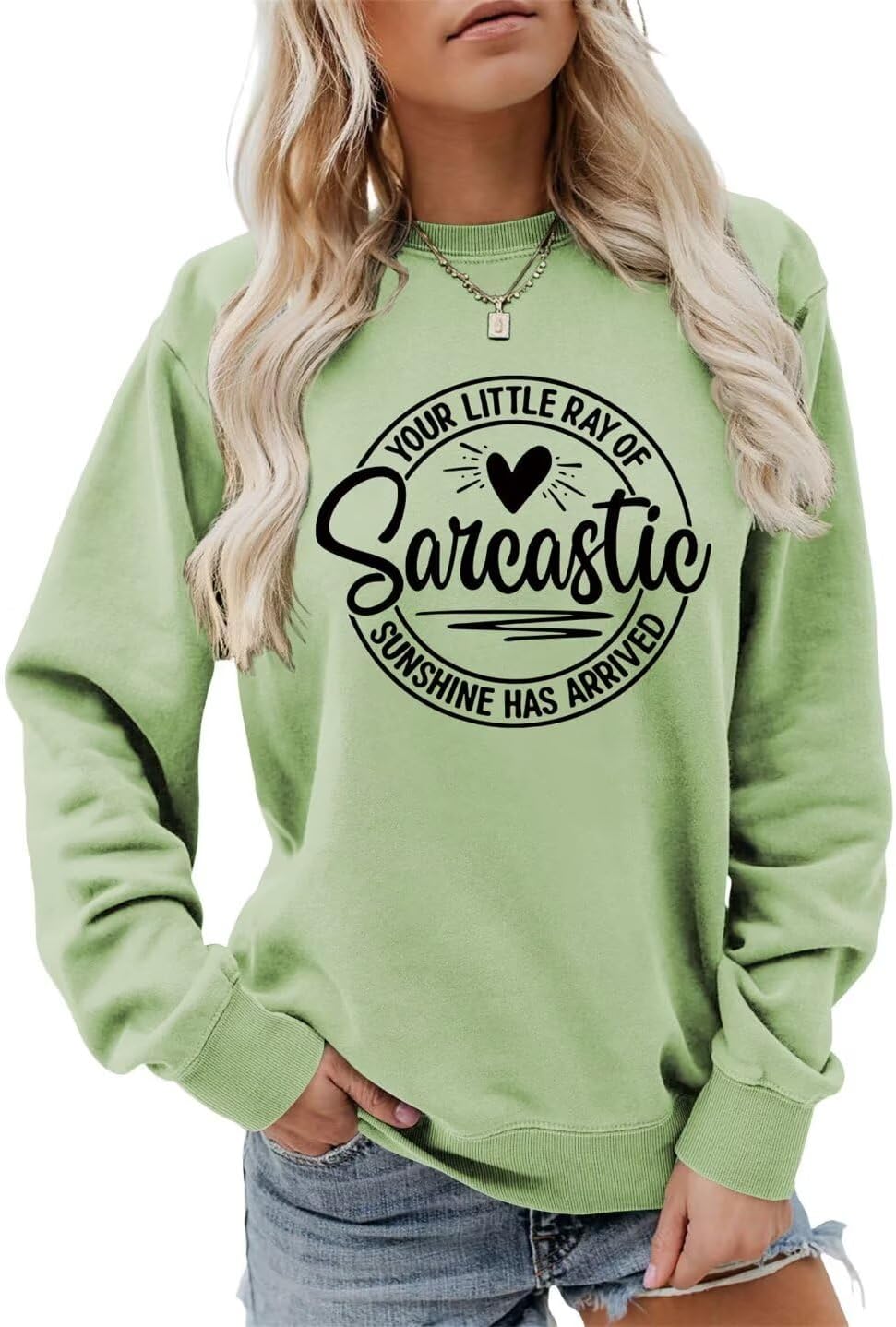 Sarcastic Sunshine Crewneck Sweatshirt