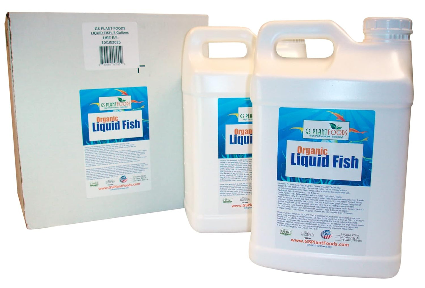Organic Liquid Fish Fertilizer for Healthy Plant Growth