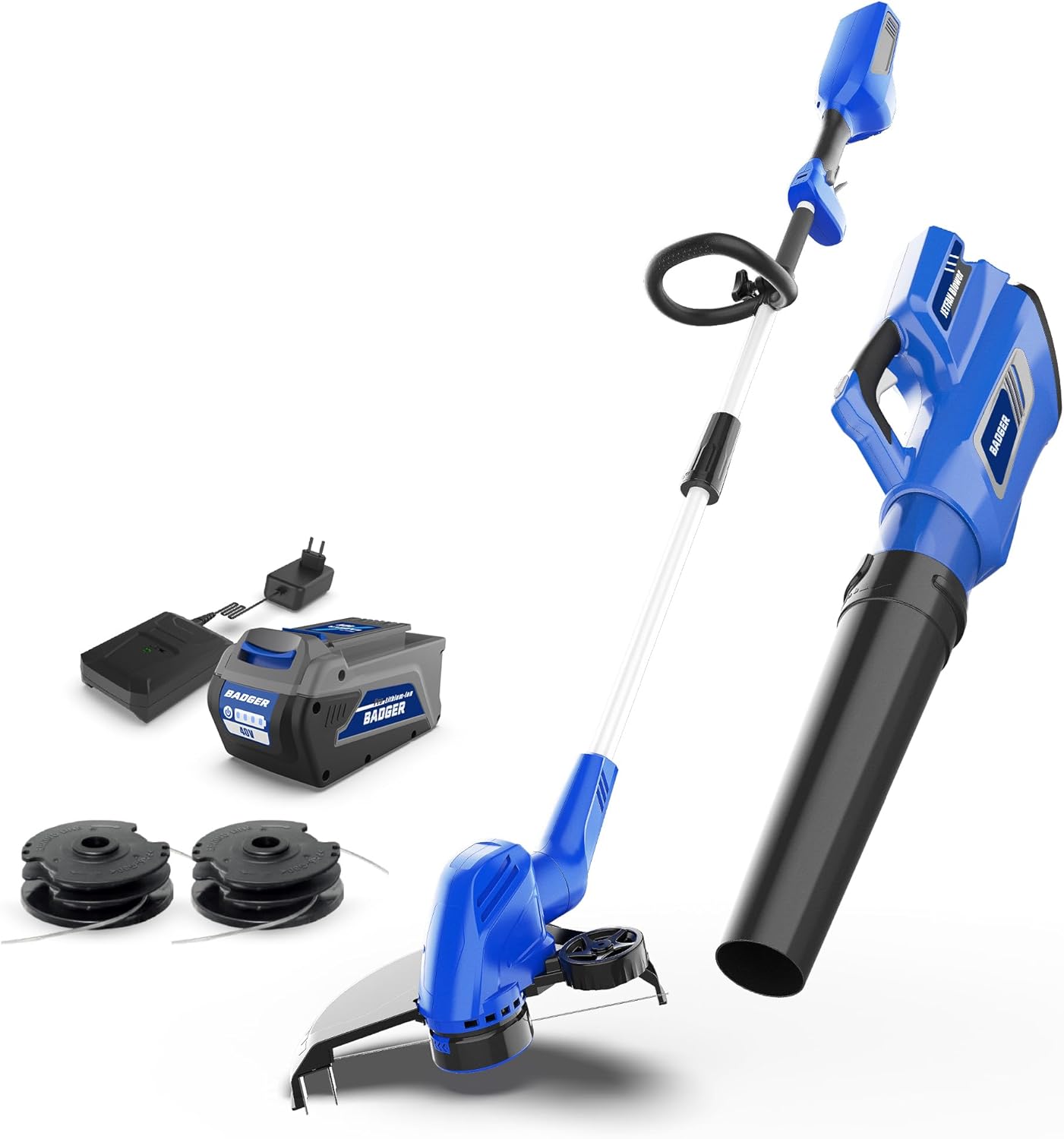 WILD BADGER POWER 40V Weed Wacker & Leaf Blower Kit Review