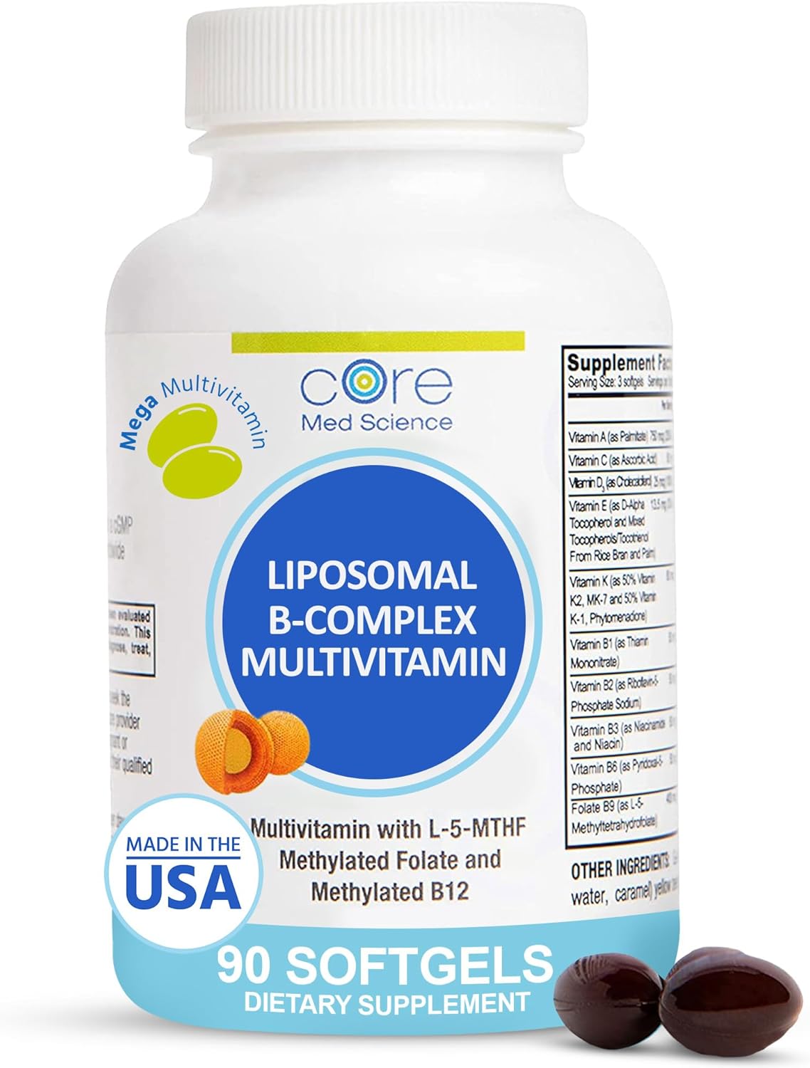 Liposomal Methylated Multivitamin B-Complex for Heart Health