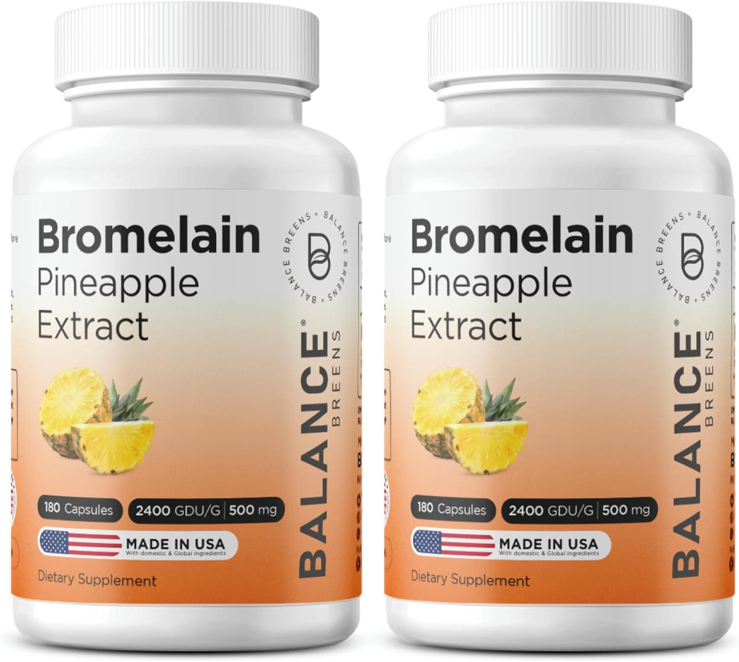 Bromelain 500mg Capsules for Joint and Digestive Support