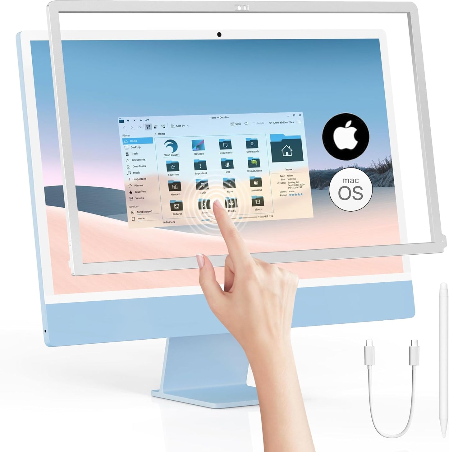 Keenhot Trackpad Touchscreen Frame for iMac - High Precision