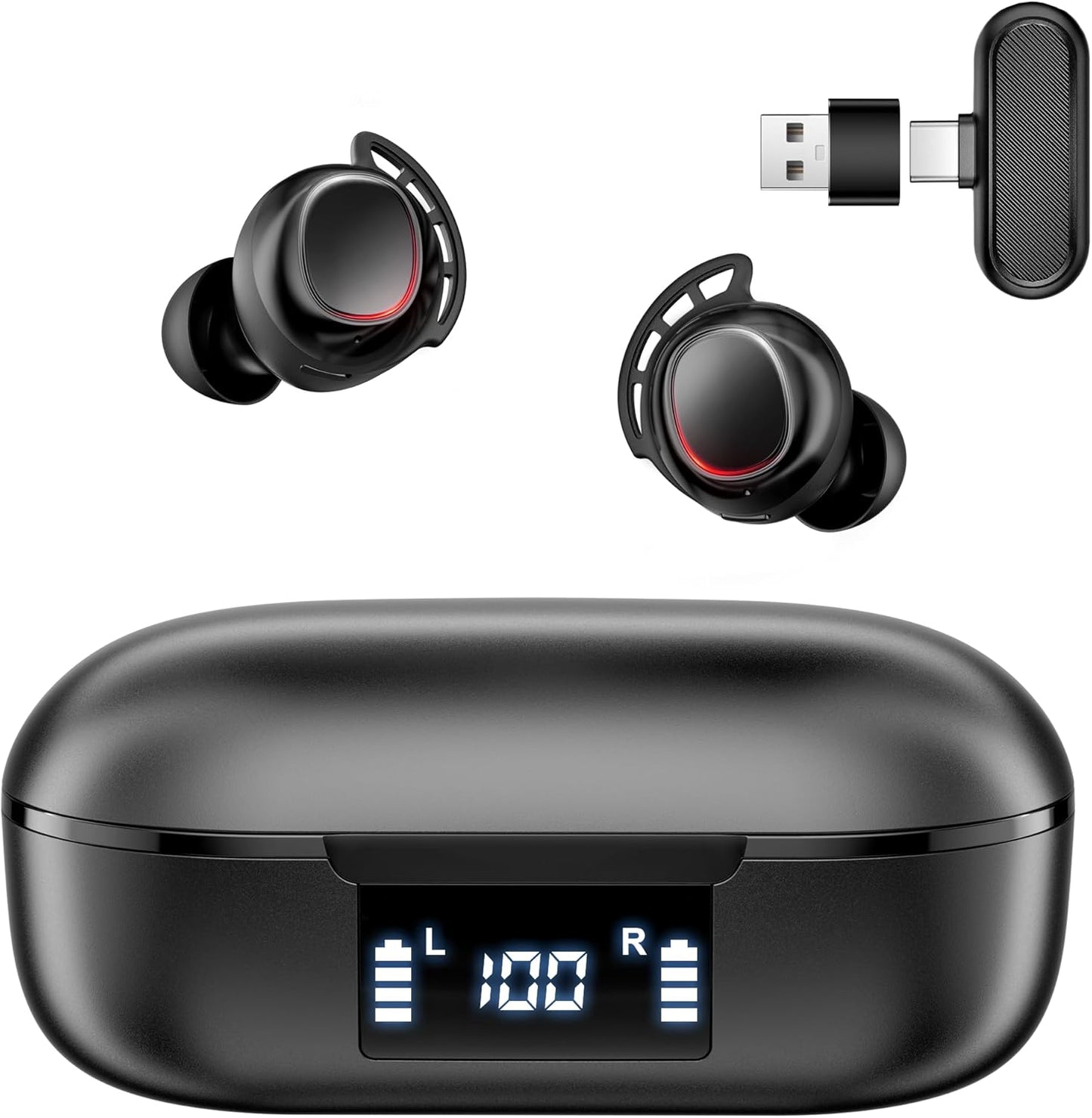 IAMJOY Wireless Gaming Earbuds with 20ms Low Latency for Gamers