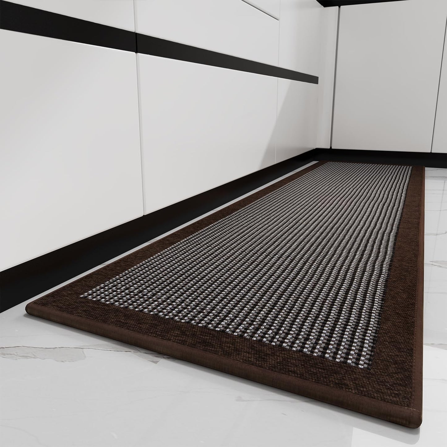 PADOOR Kitchen Rugs Non Slip Absorbent Runner Mats for Floors