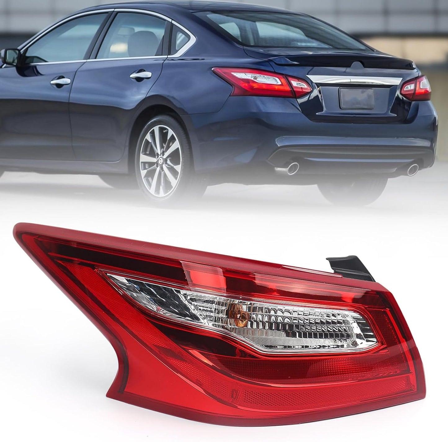 Huray Left Outer Tail Light for Nissan Altima 2016-2018 LH