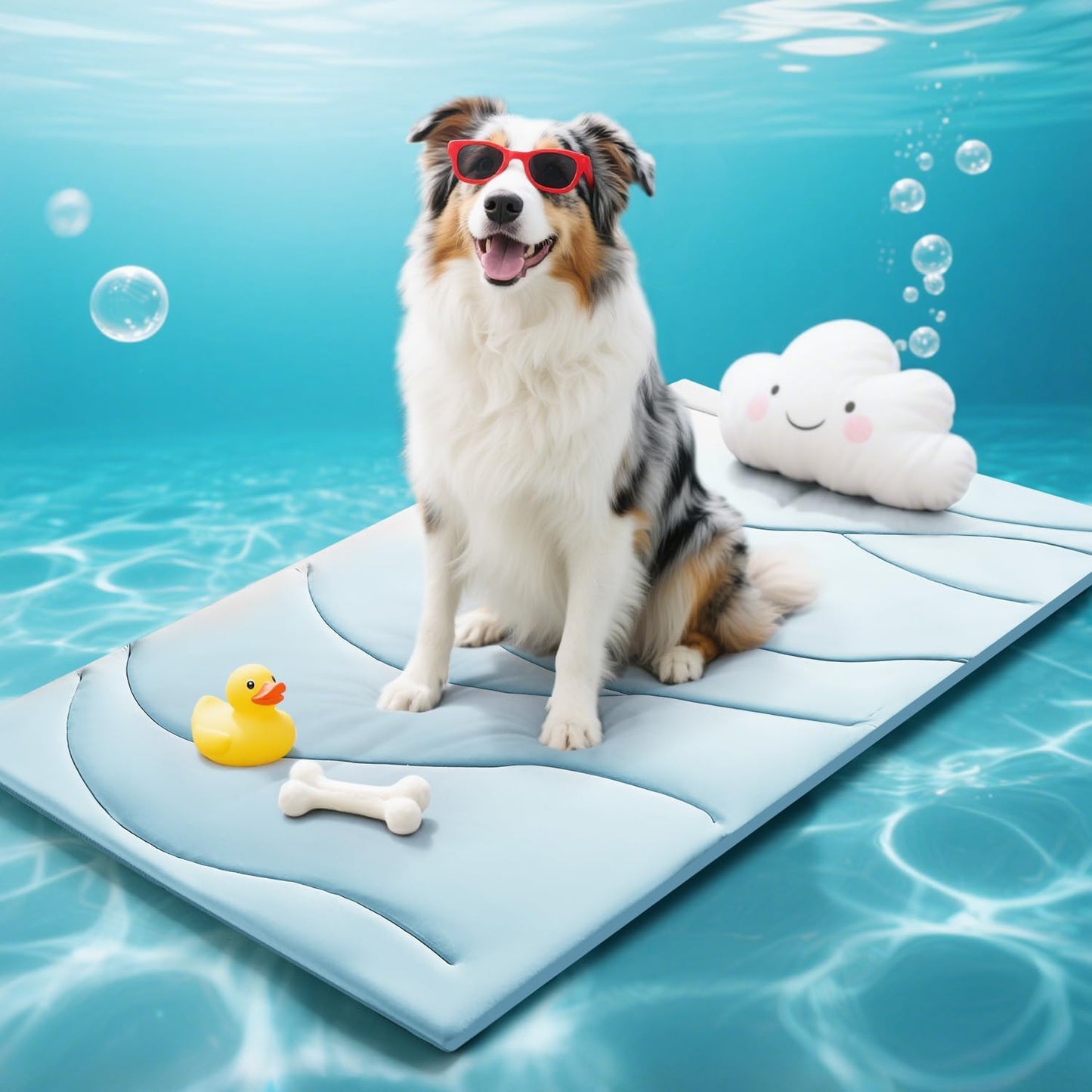 Dog Cooling Mat with Arc-Chill Technology for Medium Dogs