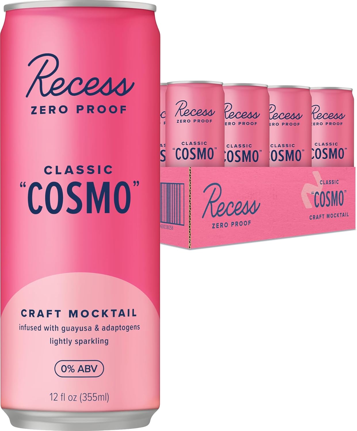 Recess Zero Proof Craft Mocktails - Classic Cosmo for Parties