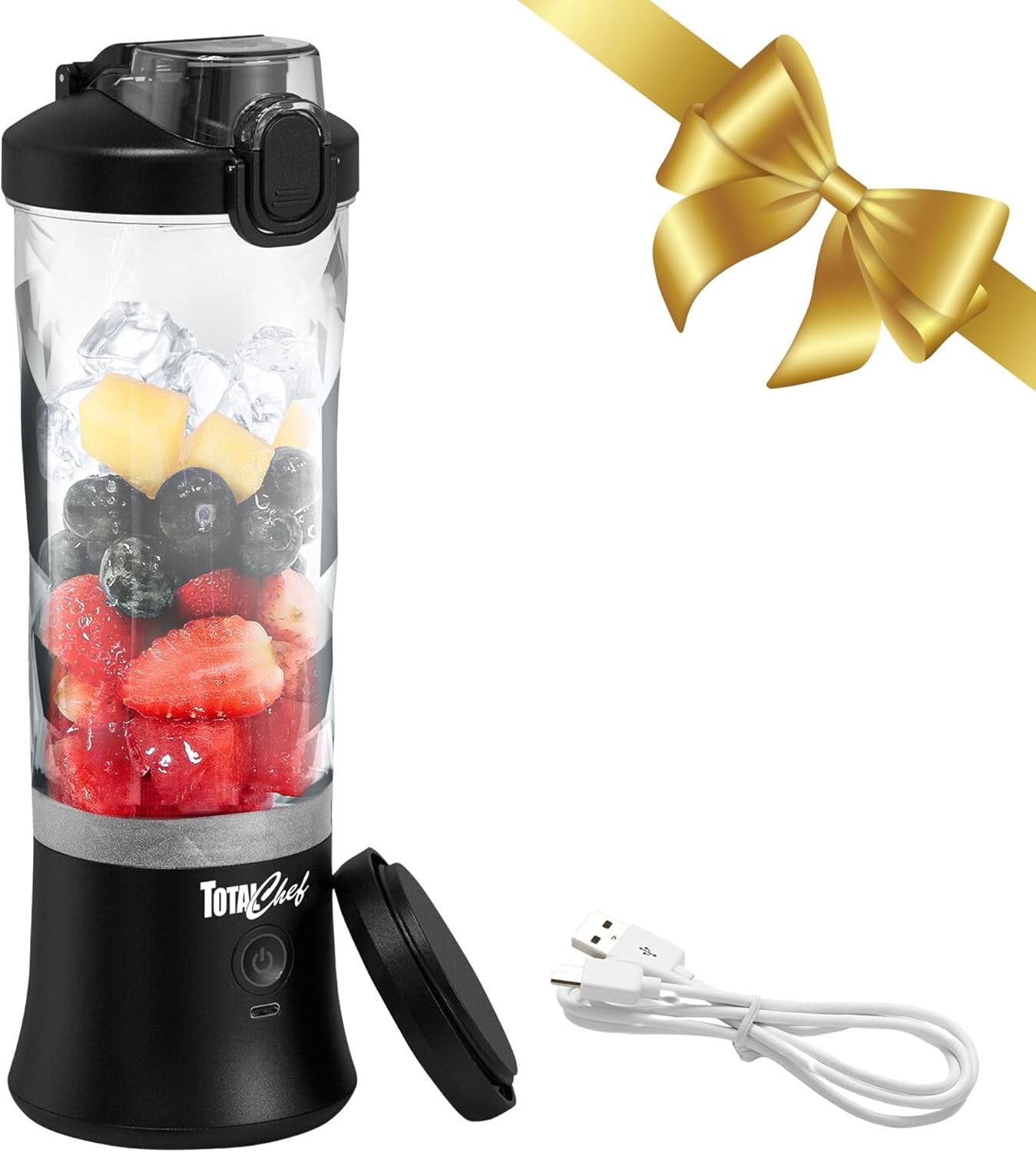 Koolatron 20oz Portable Blender - USB Rechargeable, Compact, Self-Cleaning