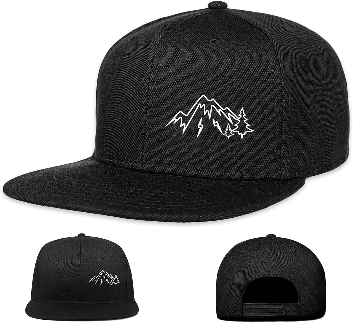 Men's Mountain Gaming Snapback Dad Hat - Adjustable Brim