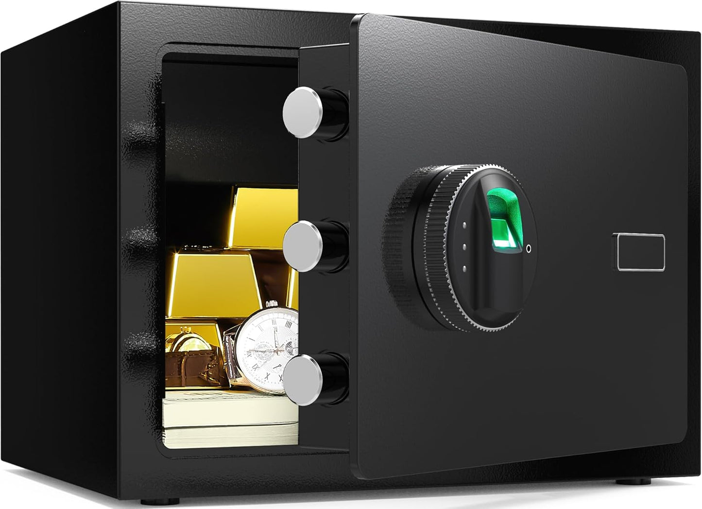 0.6 Cub Small Safe with Fingerprint Lock for Valuables