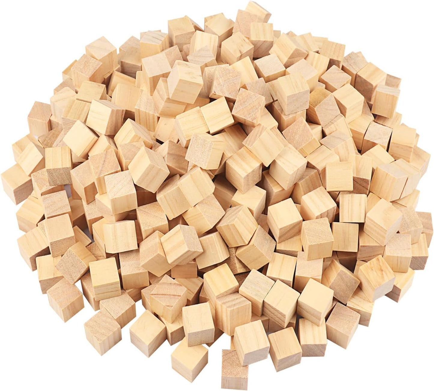 700 Packs Wooden Blocks for Crafts - Premium Pine Wood Cubes