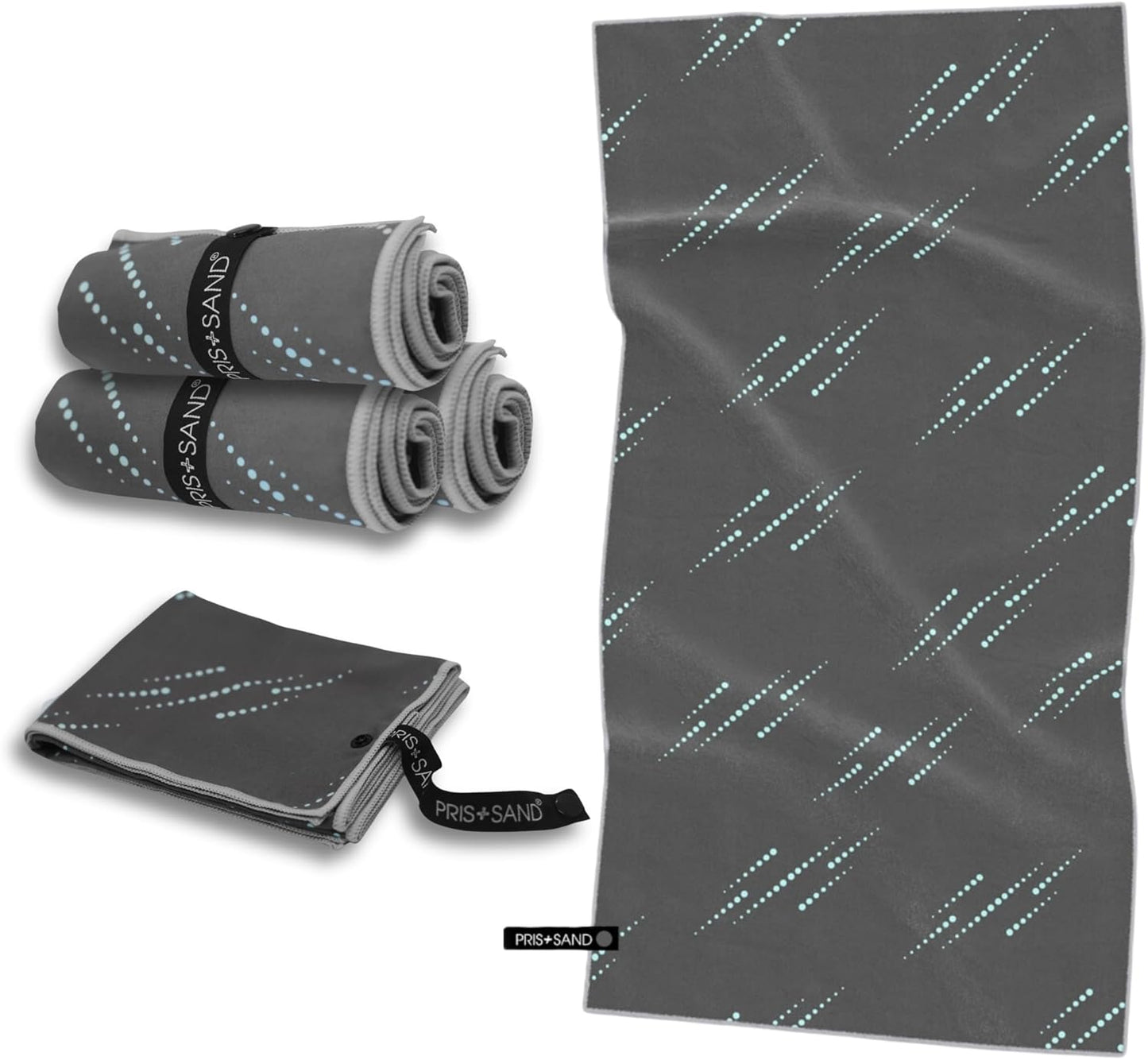 Quick-Dry Microfiber Gym Towel Set - Fast Absorbent for Workouts!
