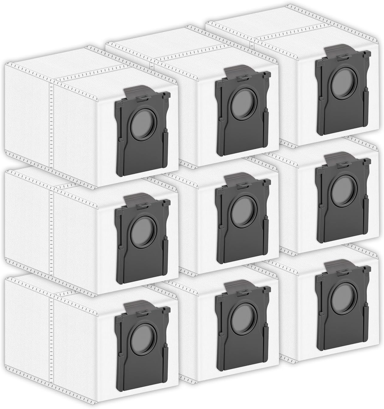 9-Pc Dust Bags for Dreametech Robot Vacuums - MIBUMIKI