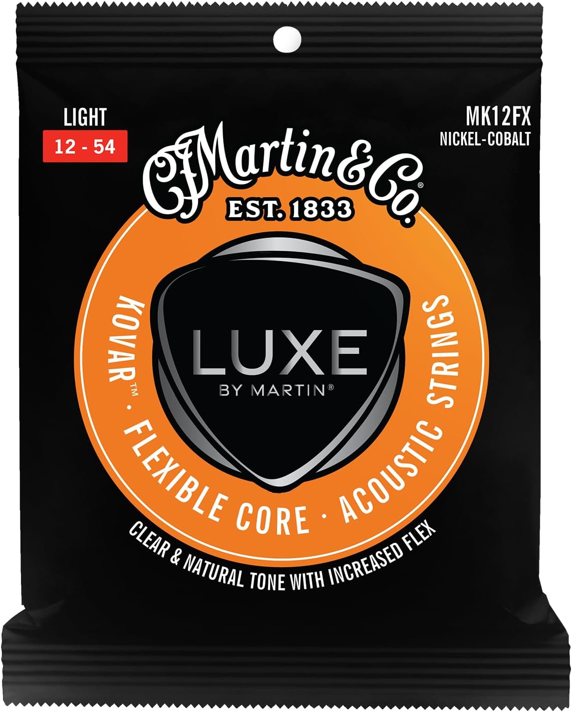 MARTIN Luxe Kovar Flex Core Strings: Clear Tone, Enhanced Playability