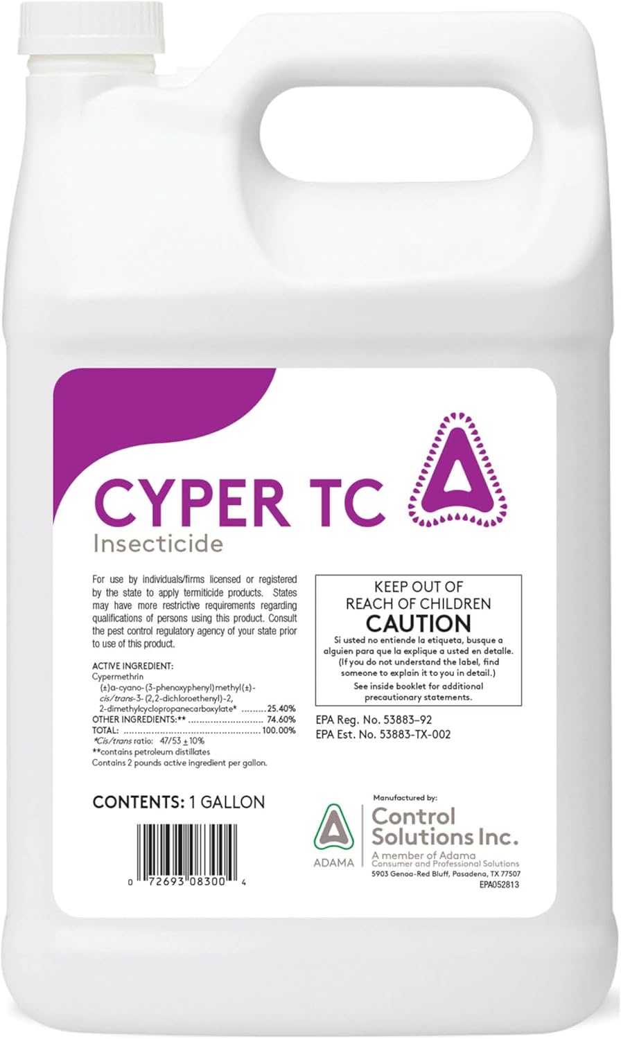 Cyper TC Termite 1 Gallon with 25.3% Cypermethrin for Pests